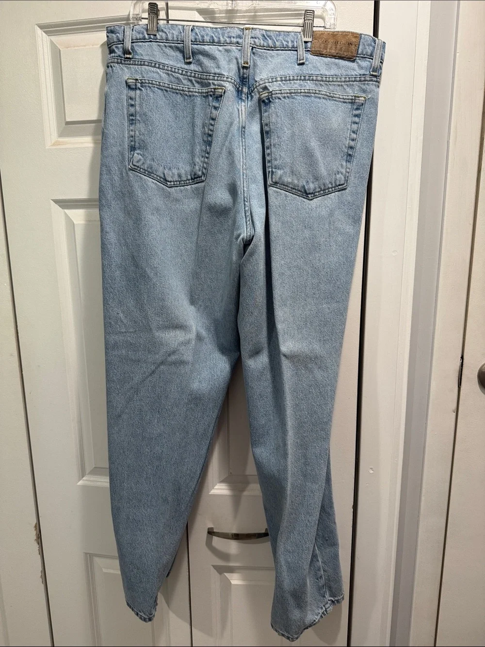 Old College Inn Light Blue Straight Leg Denim Jeans 40x32